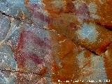 Pinturas rupestres del Puntal. Arcos y los dos semicrculos del grupo I