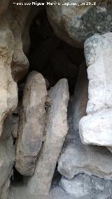 Grabado de la Cueva de la Pea de la Grieta. Cueva