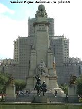 Monumento a Miguel de Cervantes. 