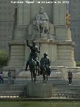 Monumento a Miguel de Cervantes. 