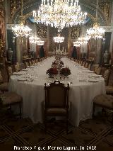 Palacio Real. Comedor de Gala. 