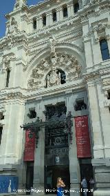 Palacio de Cibeles. Portada