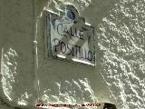 Calle Postillo. Placa