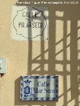 Calle Pilar Seco. 