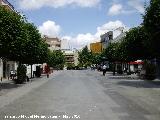 Plaza del Pueblo. Al fondo estuvo el Castillo de la Floresta