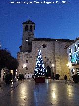 Plaza del Pueblo. En Navidad