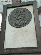 Placa a lvaro de Bazn. 