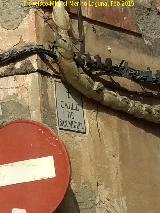 Calle San Miguel. Placa antigua