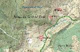 Puntal del Cerro Tovar. Mapa