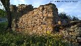 Cortijo de Crdoba. Muro de mampostera