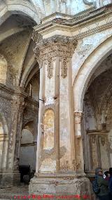 Monasterio de Piedra. Iglesia. Columna