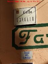 Calle del Cauelo. Placas