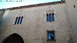 Aljafera. Patio de San Martn. Ventanas del muro oeste