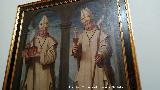 Monasterio de la Cartuja. Sala Profundis. San Hugo de Grenoble y San Hugo de Lincoln