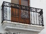 Casa de la Calle Fernando Belmonte n 12. Balcn