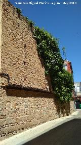 Muro de la Calle Huertas de San Juan. 