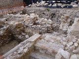 Excavacin arqueolgica de la esquina de la Calle Santa rsula con la Calle Crdoba