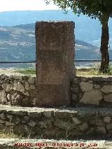 Torcal de Antequera. Mirador Diego Monea. Monolito