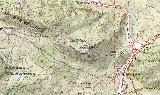 Pico Cabras. Mapa