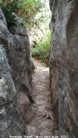 Torcal de Antequera. Callejn del Tabaco. 