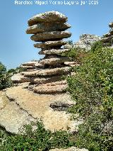 Torcal de Antequera. El Tornillo del Torcal. 