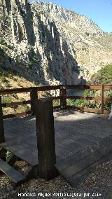 Mirador del Caminito del Rey. 