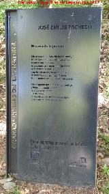 Carmen de los Mrtires. Ruta de Poetas. 