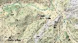 Cortijo del Castillejo de Nebln. Mapa