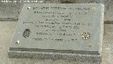 Cristo de los Favores. Placa
