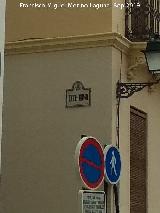 Calle Ecce-Homo. Placa
