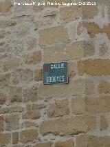 Calle Godoyes. Placa