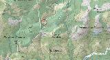 Pantaneta del Cimbarrillo de Mara Antonia. Mapa