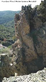 Cascada del Cimbarrillo de Mara Antonia. Parte alta
