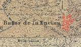 Arroyo de los Muertos. Mapa antiguo