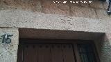 Casa de la Calle de la Trinidad n 15. Dintel