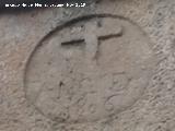 Casa de la Calle de la Trinidad n 8. Cruz y ao 1806