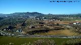 Oppidum de la Gineta. Vistas hacia la aldea Ermita Nueva