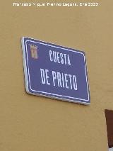Calle Cuesta Prieto