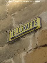 Se�ales de Tel�grafos de la Calle Obispo Narv�ez