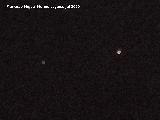 J�piter. Saturno a la izquierda y J�piter a la derecha. Los Villares