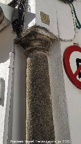 Arcos de la Calle Nueva. Columna
