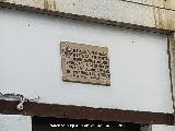 Casa de Diego Xim�nez Ayll�n. Placa