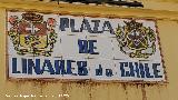 Plaza de Linares de Chile. Placa