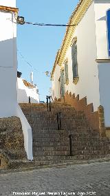 Calle Barbacana Alta. Escaleras
