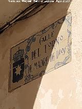 Calle Torno de Madre de Dios. Placa
