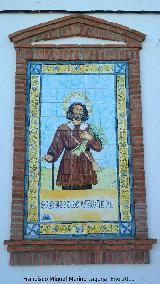 Iglesia de San Isidro Labrador. Azulejos de San Isidro Labrador