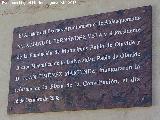 Plaza de la Constitucin. Placa