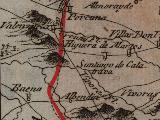 Historia de Baena. Mapa 1799