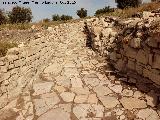 Torreparedones. Continuacin de la calle perimetral de la puerta occidental