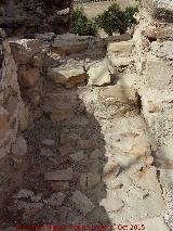 Castillo de Torreparedones. Escaleras del adarve